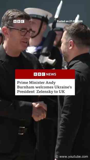 President Zelensky is UK PM Andy Burnham's first international visitor. #BBCNews