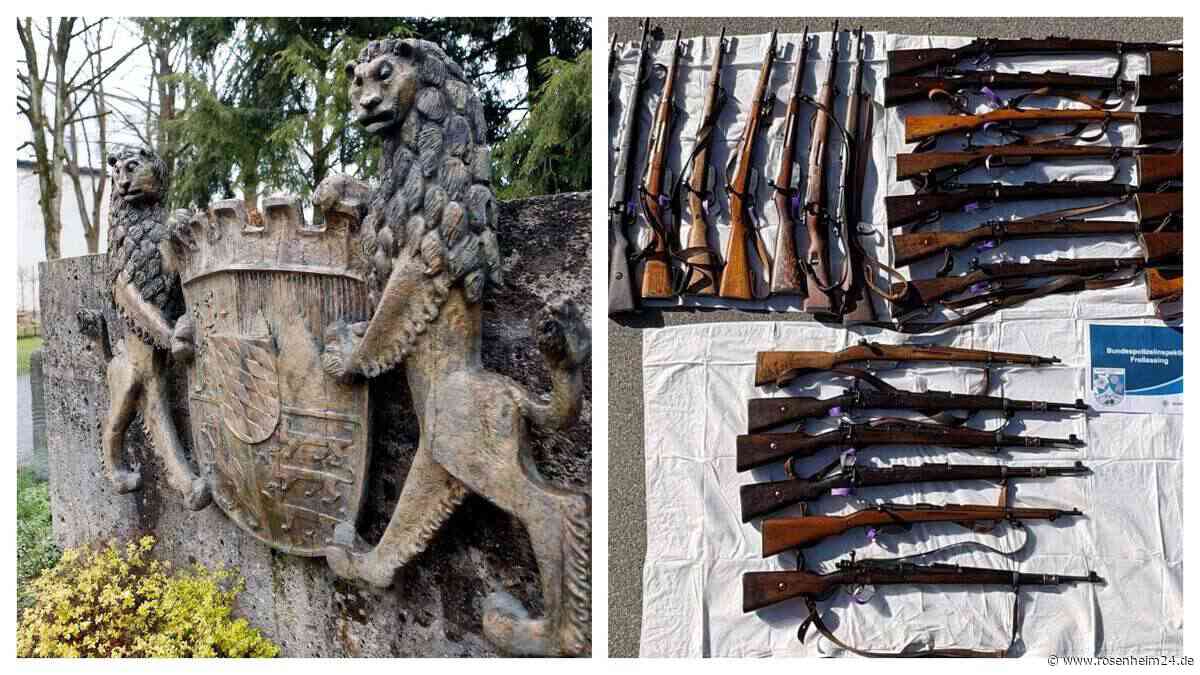 Illegal oder historisch? Beschlagnahmte Langwaffen mit Hakenkreuze beschäftigen Traunsteiner Justiz