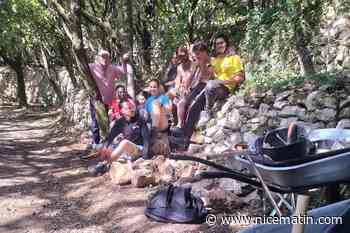 Quatorze volontaires originaires de huit pays restaurent le patrimoine de cette petite commune du haut Var depuis trois semaines
