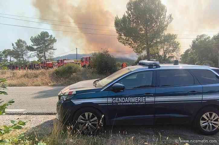 Incendies dans le Var : soupçonné d’être à l’origine d’une série de départs de feu près de Brignoles, un homme âgé de 23 ans mis en examen et placé en détention provisoire