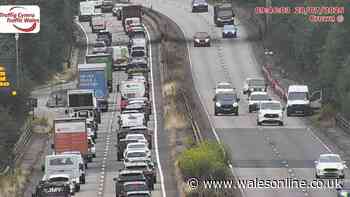 Crash causing miles of traffic on key Cardiff route - live updates