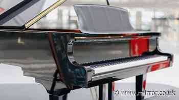 Man plays piano in shopping centre but people are stunned by who gets up to sing
