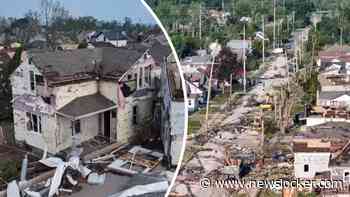 Tornado richt ravage aan in Wisconsin: duizenden huishoudens zonder stroom