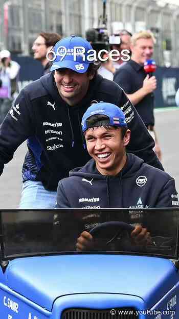 100 races, 100 pictures, one Alex Albon 📸💙 #f1