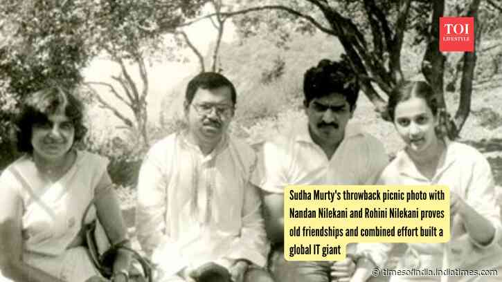Sudha Murthy's throwback picnic photo with Nandan Nilekani and Rohini Nilekani proves old friendships and combined effort built a global IT giant: The untold story of friendship, risk and Infosys's rise from nothing