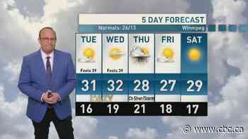 Riley Laychuk's Manitoba forecast for Tuesday, July 28, 2026