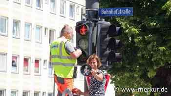 „Richtig nette Idee“: Bergmann-Ampeln sollen an Bergbau-Vergangenheit erinnern