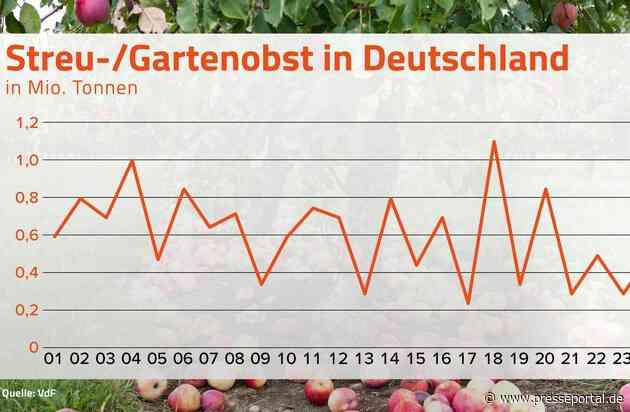 Regen entscheidend für Streuobsternte 2026: 450.000 Tonnen erwartet