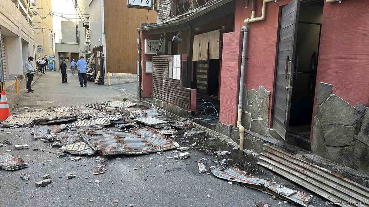 Erdbeben der Stärke 7,1 erschüttert Südwesten Japans