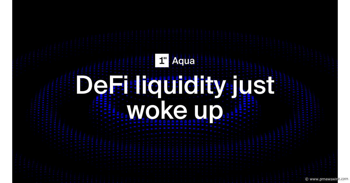 1inch launches Aqua to the public, introducing the first shared liquidity layer for DeFi