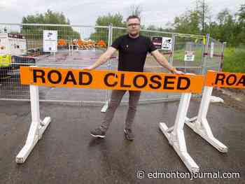 Rain washed out bridge in northwest Edmonton where Epcor cancelled culvert work in 2024