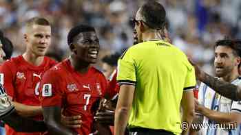 Rood Embolo in WK-duel met Argentinië volgens spelregelorganisatie onterecht