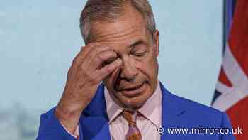 Labour overtakes Reform in two major polls while Nigel Farage argues with a bin