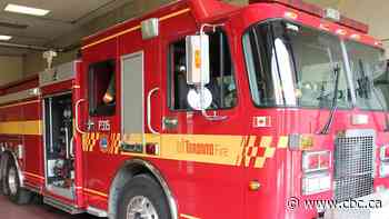 4-alarm fire blazing at Etobicoke waste transfer station, police warn smoke affecting Highway 427 visibility