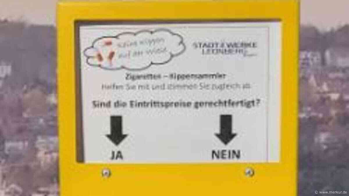 Gegen Kippen am und im Wasser: Wörthsee sucht Paten für Aschenbecher