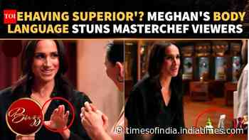 Body Language Expert Decodes Meghan Markle's 'Superior' Signals On MasterChef Australia