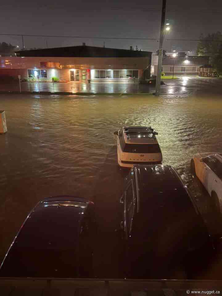 North Bay streets turned into creeks during Monday's rainstorm