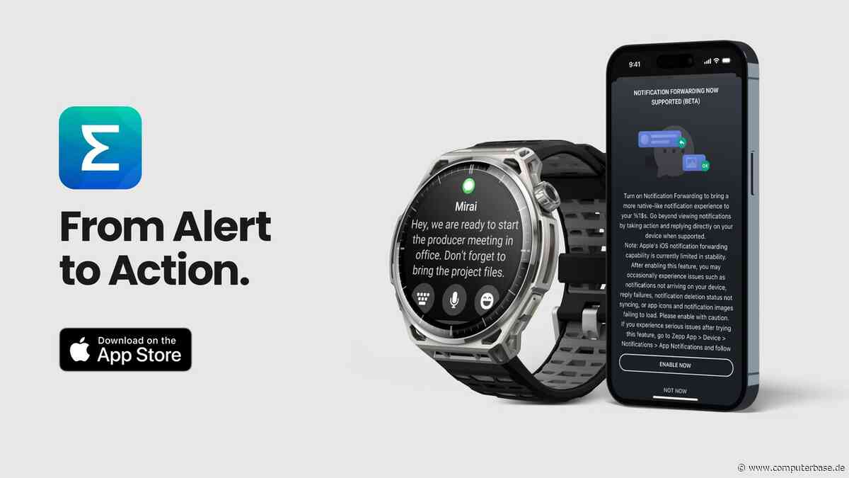 Amazfit und iPhone: Smartwatches bieten Bilder und Antworten am Handgelenk