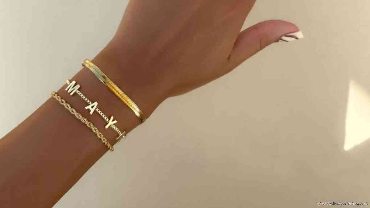 'Stunning' personalised name bracelets drop to under £40
