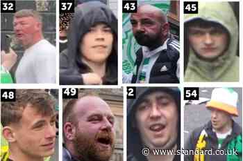 Pictures of 28 more people released as probe into Celtic fan disorder continues