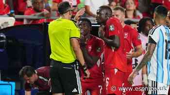 IFAB: VAR process of Embolo's red card wrong