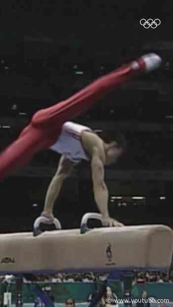 Donghua Li mastered the pommel horse at Atlanta 1996! #Olympics #Gymnastics