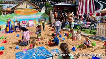 A beach is coming to Stockport for the school holidays and it’s free