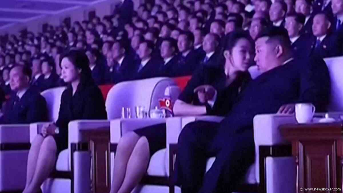 Gespot! Kim Jong-un samen met dochter gezien bij concert