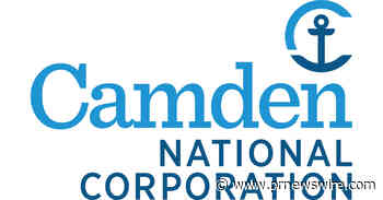 Camden National Corporation Reports Record Quarterly Net Income of $23.0 Million and Diluted EPS of $1.35 for the Second Quarter of 2026