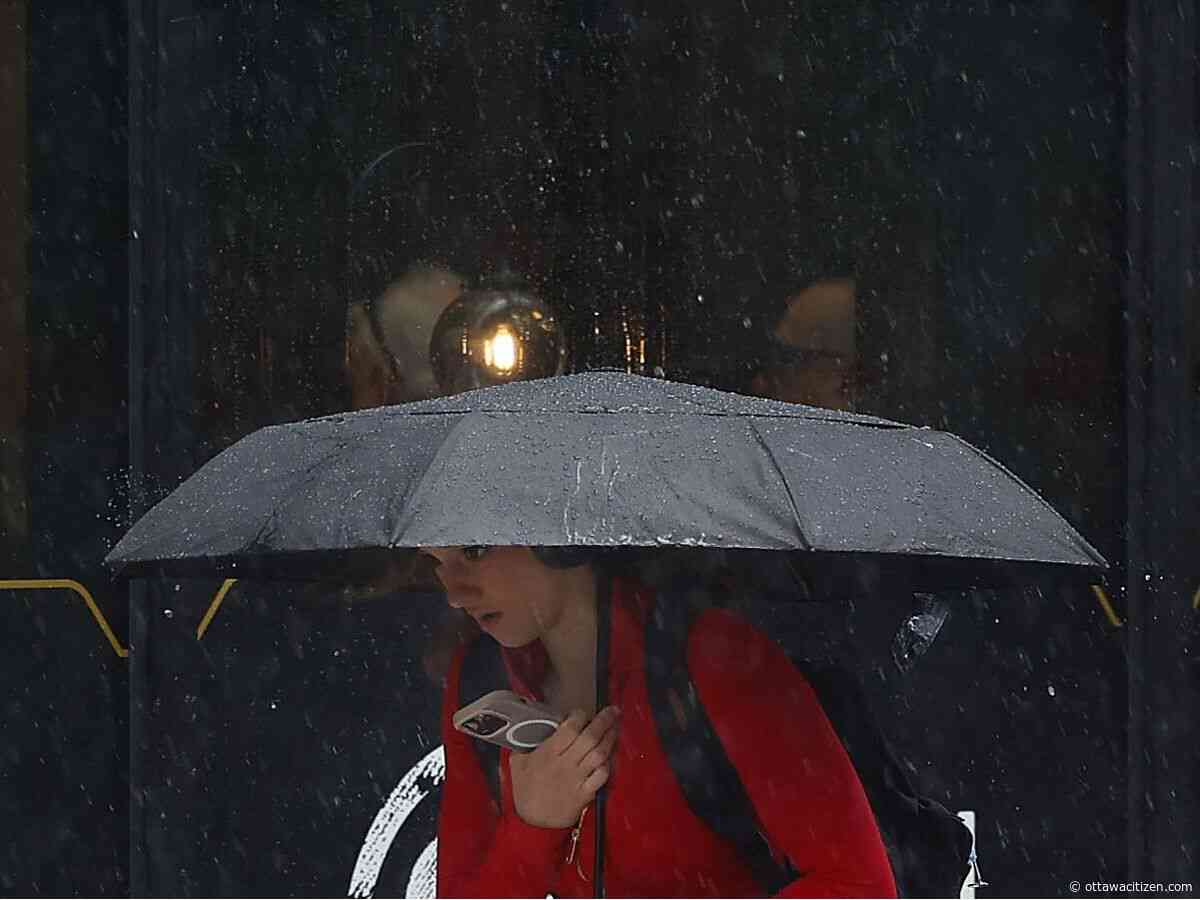 As much as 100 mm of rain expected to fall on Ottawa