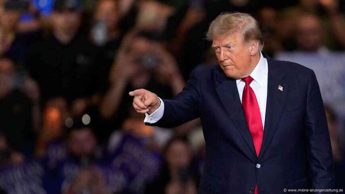 Trumps Rede in Michigan von Sprechchören „Pädophilen-Schützer“ unterbrochen
