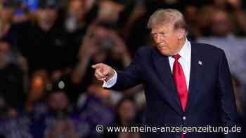 Trumps Rede in Michigan von Sprechchören „Pädophilen-Schützer“ unterbrochen