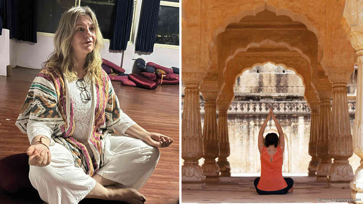 Margriet (55) wil van haar verslaving af en vliegt naar yogaschool in India: ’Hou ik dit wel drie weken vol?’