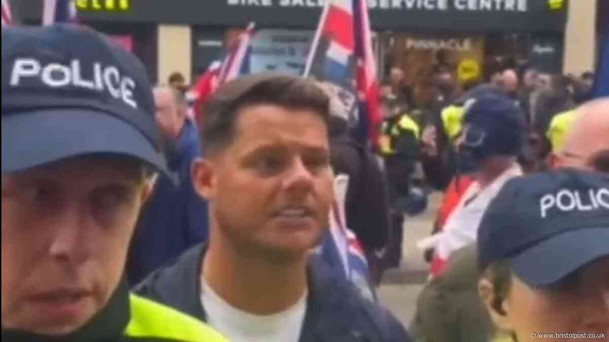 Neo-Nazi Ryan Ferguson fined for 'Heil Hitler' racial abuse during far-right march in Bristol