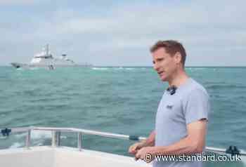 French warship 'fires 17 warning shots' in Channel as London MP Chris Philp highlights illegal crossings