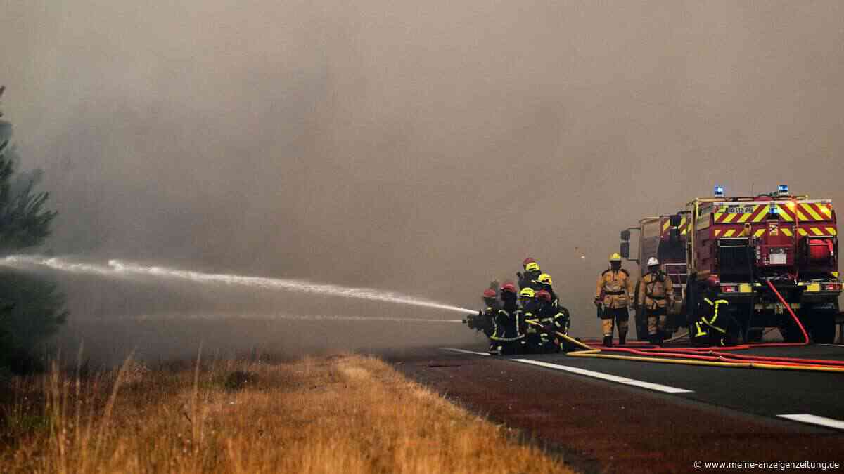 Badeort evakuiert 4000 Urlauber: Frankreich-Feuer trifft Campingplätze und Feriensiedlungen