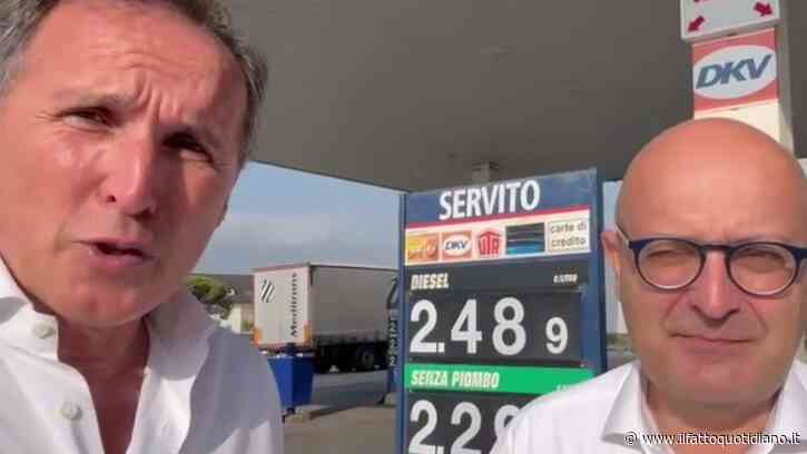 “Antò, ma ha fatto effetto il decreto di Meloni sulla benzina? Eccome no…”: Boccia e Misiani davanti ai prezzi in autostrada
