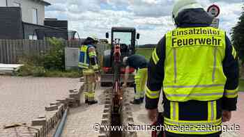 Bagger beschädigt Gasleitung in Beienrode – Anwohner evakuiert