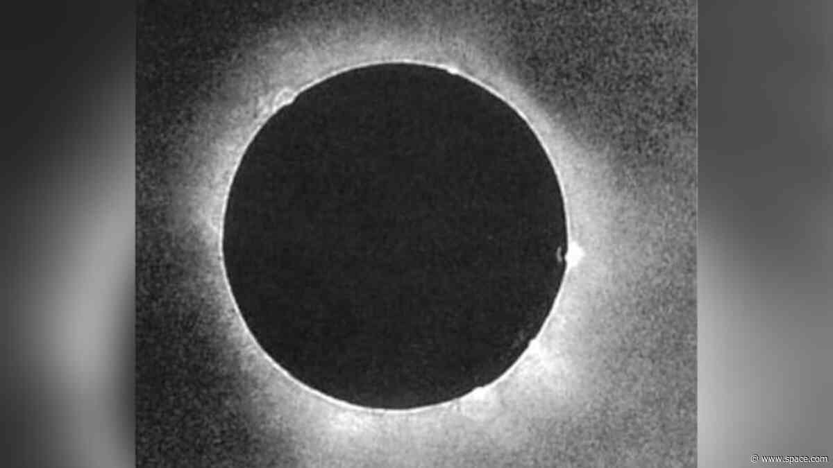 On this day in space!  July 28, 1851: The 1st photo of a total solar eclipse was taken by a Prussian daguerreotypist