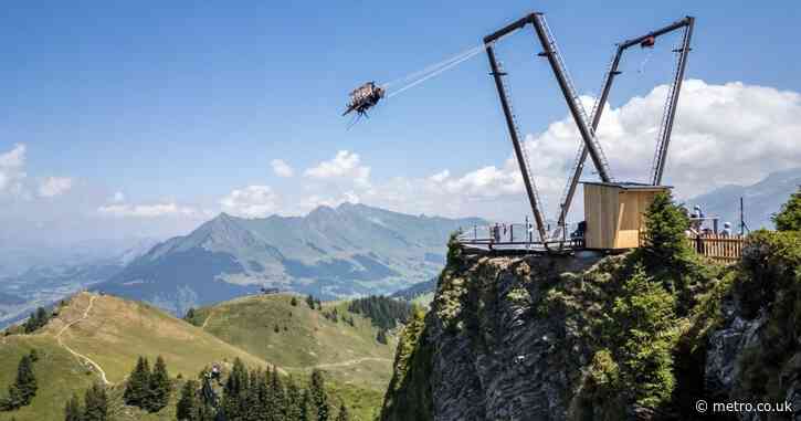 A giant swing just opened in one of Europe’s most breathtaking valleys