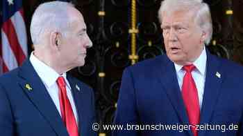 Trump vor Treffen mit Netanjahu: „Er möchte, dass ich involviert bleibe“