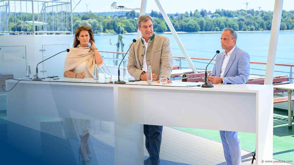 Pressekonferenz nach der Kabinettssitzung am Starnberger See (28.07.2026) - Bayern