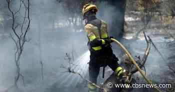 Wildfires scorch Spain and France with more dry weather expected