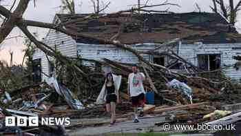 Drone footage shows Wisconsin tornado damage
