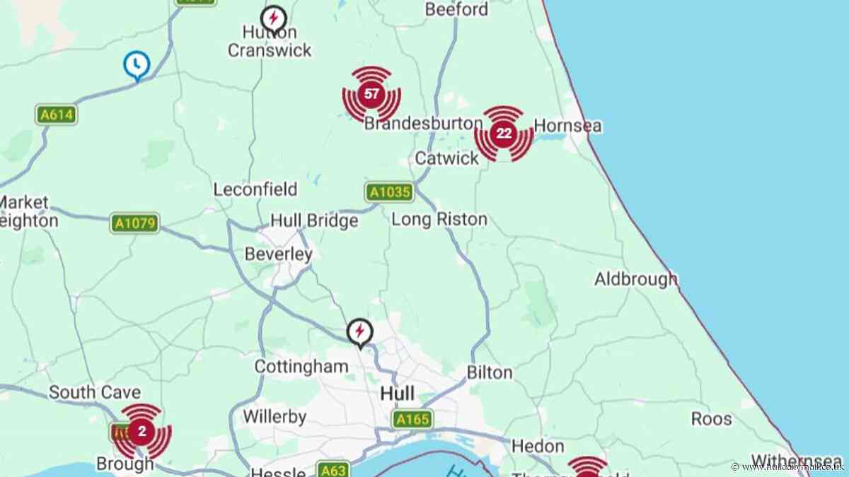 More than 800 East Yorkshire homes left without power after fire