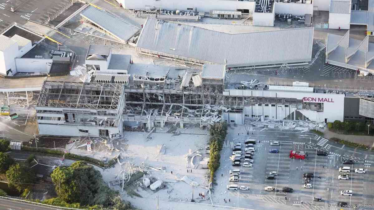 Aardbeving Japan: vermisten in fabriek, mensen zitten vast in winkelcentrum