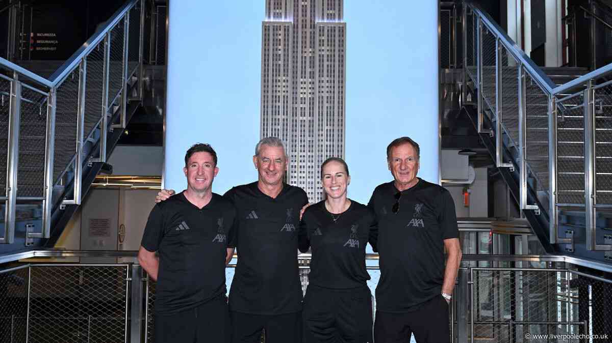 People say 'it's not every day you see it' as Liverpool FC legends joined by famous faces in New York City