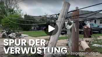 Tornado verwüstet ganze Städte: 30.000 ohne Strom – Video zeigt Schäden