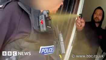 Policewoman pepper-sprayed by suspect in bodycam video