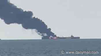 Ukraine turns key Crimean waterway into Russia's own Strait of Hormuz after relentless strikes on shadow fleet - as 200th ship is hit in three weeks